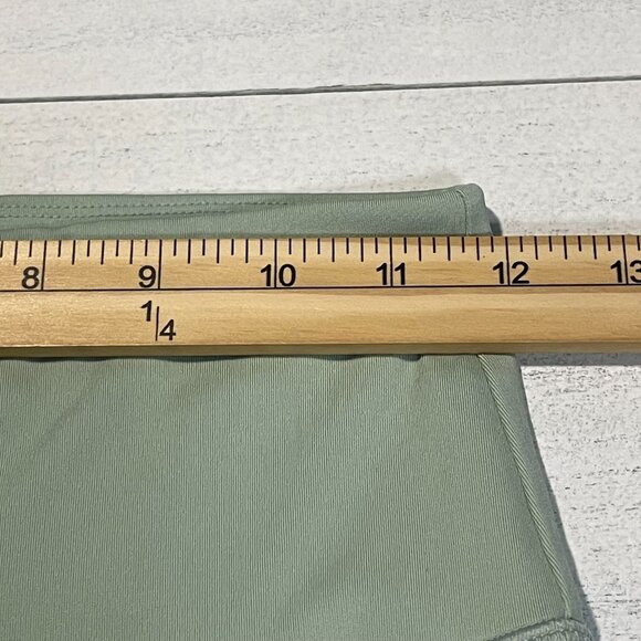 Papaya Active Womens Size Medium Leggings Sage Green Yoga Stretch High Waist - Picture 4 of 10